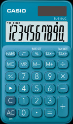 SL-310UC-BU Casio desk calculator, solar, blue