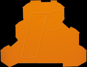 2002-3292 End plate for series 2002 triple-deck, orange