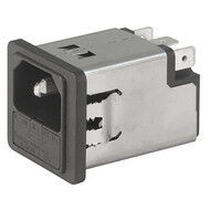 5200.1043.3 Złącze zasilające z filtrem, wciskane, 1A, Medical Version (M5)