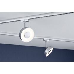 Paulmann 95271.0 Circle URail 5W LED Rail Light Chrome Matt Finish
