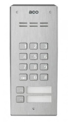 Panel domofonowy COMO-PRO, audio, 2 przyciski, zamek szyfrowy, czytnik breloków, natynkowy, stal nierdzewna COMO-PRO-CODE-A2 NT