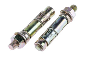 Kotwa z osłoną dł 60mm M10 Stal wysokowęglowa Ø 16mm RS PRO Kotwa rozporowa