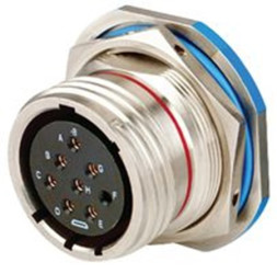 Złącze 6-pinowe Męski Amphenol Limited Męski Nakrętka blokująca MIL-DTL-38999 serii III rozmiar 11mm