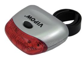 LATARKA DO ROWERU 5-LED TYLNIE.