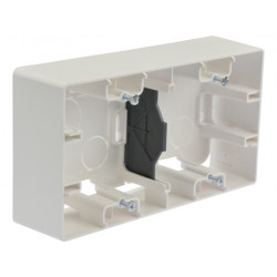 Puszka natynkowa NILOE podwójna biała 89x160x40mm Legrand