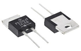 Vishay Dioda TO-220 16 A Otwór przelotowy 600 V Pojedyncza Przełączanie 2-pinowy