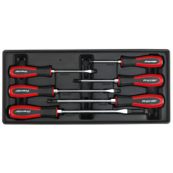 Sealey TBT29 Tool Tray with Hammer-thru Screwdriver Set 6pc