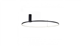 Lampa Sufitowa Ring Horik Kolor Czarny Metal, Led 4400 Lm Barwa Regulowana...