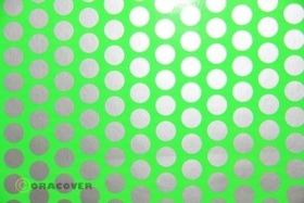 Oracover 90-041-091-010 Folia do plotera Easyplot Fun 1 (D x S) 10 m x 60 cm zielony, srebrny