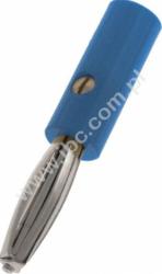 RA-104 BL Wtyk izolowany 4mm, banan. mini, przykręcane, niebieski, RA104BL, WYPRZEDAŻ