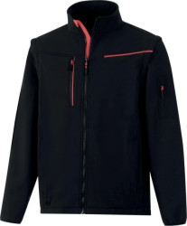 Softshell 2 w 1, 2 warstwy laminowane, kolor Czarno-czerwony, rozmiar: 3XL, SOCCINO3X
