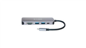 D-Link Dub-2325 Koncentrator Usb-C 5 W 1 Z Czytnikiem Kart Pamięci