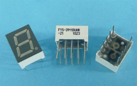 0,39' FYS-3911-BUHR WA RED 9,9mmm LED