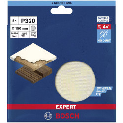 Bosch 2608900696 EXPERT M480 Mesh Sanding Disc 150mm Grit 320 5pieces