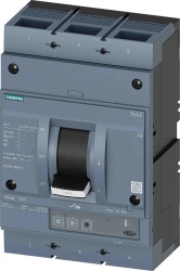 Wyłącznik kompaktowy MCCB, 3-biegunowy, 1kA, 690V, Stałe, Siemens, 3VA