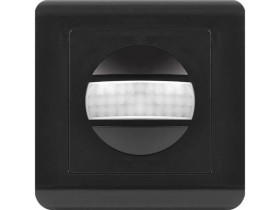 Czujnik ruchu PIR do instalacji w puszce, 160, 300W, czarny