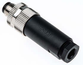 Złącze wielostykowe przemysłowe 3-pinowe M8 Montaż na kablu Gniazdo TE Connectivity