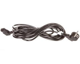 Kabel zasilający kątowy Schuko (type F, CEE 7/7) - C13 5m 93119