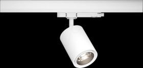 96574 ProRail3 rail spotlight Kratos, 50°, 3000 lm, 25 W, 3000 K, whit