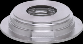 Process adapter, Varivent, 25 bar/2.5 MPa, G 1, 1&quot;, Ø 50 mm for process sensors, E33221