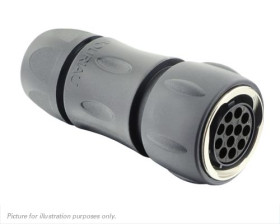 Złącze wielostykowe przemysłowe 12-pinowe Montaż na kablu Wtyczka Souriau Sunbank by Eaton