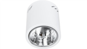 Oprawa Sufitowa Natynkowa Stała Okrągła Apus 13 Spot Tuba Biała E27