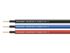 Kabel solarny 4, kolor Czerwony, -40 → 90 °C, Helukabel