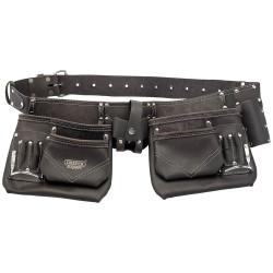 Draper Expert 03138 Oil-Tanned leather Double Pouch Tool Belt