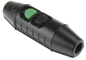 Wtyczka z zabezpieczeniem RCD, PRCD 16 A, 30 mA 230 V AC