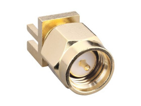 Złącze koncentryczne Montaż na płytce drukowanej Męski typ złącza Złącze SMA 18GHz Lutowane typ kabla Koncentryczny