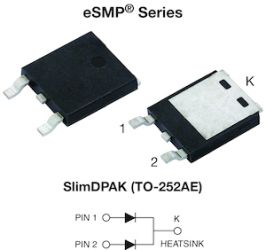 V40PW45C High Current Density Surface-Mount TMBS&#174; (Trench MOS Barrier Schottky) Rectifier Ultra Low VF = 0.33 V at IF = 5 A
