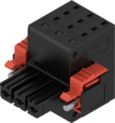 Socket, 3 pole, pitch 7.62 mm, straight, black, 2720490000