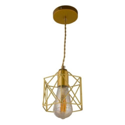 Lampa Wisząca Abigali Gold Cage