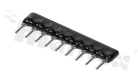 A9104JG network res 9PIN 1/8W 5%, 8X100K - Drabinki rezystorowe