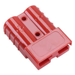 Red Power Connector Housing 50A 600V