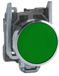 Przycisk sterowniczy 22mm zielony 1NO z samopowrotem 1Z XB4-BA31