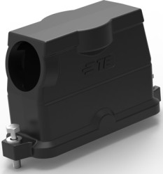 Housing, size HB24, die-cast aluminum, M40, angled, screw locking, IP68, T1912240140-009