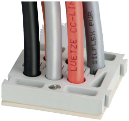 Lütze 600347 Dławnica kablowa PA 6.6 szary 5 szt.