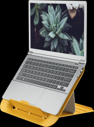 64260019 Leitz Ergo Cosy height-adjustable laptop stand, yellow