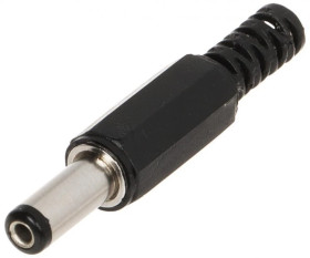 Wtyk zasilający prosty 2,1/5,5 WT-55 /25szt.