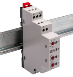 Timer Relay Szyna DIN 12 → 240V ac SPDT 3-stykowy RS PRO SPDT 0.1 → 30h 1 funkcyjny