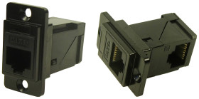 Cliff adapter do wbudowania RJ45 Cliff CP30751MB adapter do wbudowania czarny 1 szt.