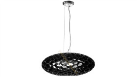 Lampa Lolanda Fi550*H1500mm 3Xe27 Czarna Akryl + Metal