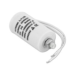 Kondensator rozruchowy 3uF/450V AGD 30x60mm z przewodami