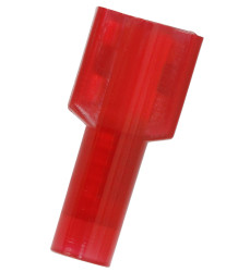 Konektor płaski Żeński 0.8 x 6.35mm 0.5 → 1.5 mm², 22 → 16 AWG długość 22.5mm Izolacja: Izolowane Cyna