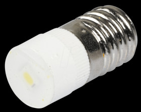 MWCE22629 Reflector LED, E10, white, 12 V, 950 mcd, Ø9.7 mm, 160°