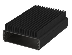 Aluminum enclosure kit, (L x W x H) 106 x 150 x 32 mm, black, IP65, 84510150.HMT1