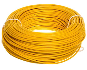 Przewód instalacyjny H07V-K (LgY) 2,5 żółty /100m/