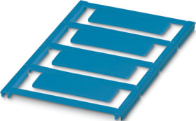PA device marker, (L x W) 14.95 x 48.95 mm, blue, sheet with 4 pcs, 0829471