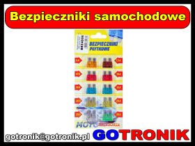 Bezpieczniki samochodowe MIDI zestaw 10szt. - blister